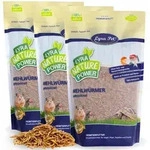 3 X 10 Liter Lyra Pet&reg; Mehlw&uuml;rmer Getrocknet Im Beutel