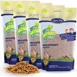 Lyra Pet - 4 X 10 Liter &reg; Mehlw&uuml;rmer Getrocknet Im Beutel