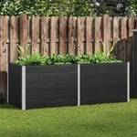 Hochbeet 250x100x91 Cm Wpc Grau