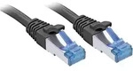 Lindy - 47414 Rj45 Netzwerkkabel, Patchkabel Cat 6a S/ftp 2.00 M Schwarz 1 St.