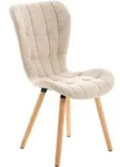 Esszimmerstuhl Elda Stoff Creme