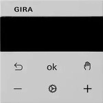 Gira S3000 Rtr Display System 55 Grau M [5393015], 5393 015