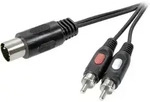 Speaka Professional - Sp-7870640 Din-anschluss / Cinch Audio Anschlusskabel [1x