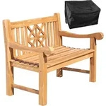 Clp - Teakbank 120 Cm Mit Abdeckhaube Florida