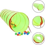 Spieltunnel F&uuml;r Kinder Gr&uuml;n 175 Cm Polyester Vidaxl