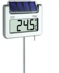 Tfa Dostmann - Avenue Solar Garten-thermometer Silber 30.2026