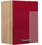 H&auml;ngeschrank R-line, Bordeaux Hochglanz, 45 Cm Vicco