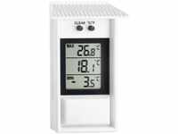 Thermometer Dig. Max-Min für Innen und Außen - weiß - TFA
