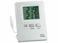 TFA - Thermometer Max-Min. Elektr., Kunststoff, weiß