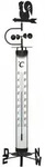 Tfa Dostmann - Analoges Gartenthermometer 140cm Mit Erdspie&szlig;, Wetterhahn, Windrad