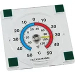 Fackelmann - Fensterthermometer Tecno 7,7 Cm Au&szlig;enthermometer Selbstklebend