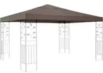 Quick-star - Ersatzdach F&uuml;r Pavillon 3x3m Taupe Ersatzbezug Pavillondach