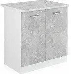 Vicco - Sp&uuml;lenunterschrank R-line, Beton, 80 Cm , Ap Marmor