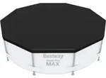 Bestway Poolabdeckung Pvc Anthrazit &Oslash;3,05 M