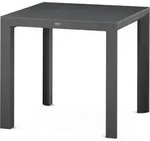 Siena Garden Silva Dining Tisch &ndash; 80 X 80 Cm, Aluminium (matt Anthrazit) & Hpl