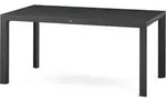 Siena Garden Silva Dining Tisch &ndash; 160 X 90 Cm, Aluminium (matt Anthrazit) & Hpl