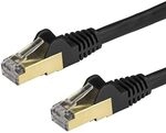 Startech.com 0,5m Cat6a Ethernet Kabel - Geschirmt (stp) - Cat6a Netzwerkkabel -