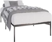 Metallbett Fargo Schwarz 200x100x42 Cm