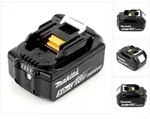 Makita - Bl 1850 B Li-ion Akku 18v 5,0 Ah ( 197280-8 / 632f15-1 ) Mit Led Anzeige -