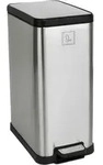 Svita Stm15 M&uuml;lleimer Treteimer 15l Inkl. Inneneimer Softclose-deckel Silber