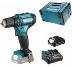 12 V Cxt Li-ion Bohrschrauber &Oslash; 10 Mm Makita Df333dzj + Akku Bl1021b 12v 2ah +