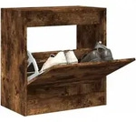 Schuhschrank R&auml;uchereiche 60x34x63,5 Cm Holzwerkstoff Vidaxl