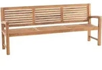 Teakbank Halden Teak 220 Cm