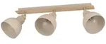 Eglo 3er Spot Arrecife Sand Holzoptik 74,5 X 14,5 Cm Deckenlampe