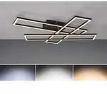 Reality Leuchten - Led Deckenleuchte Corso Dimmbar Lichtfarbe Einstellbar, Schwarz,