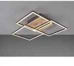 Reality Leuchten - Led Deckenleuchte Mobile Holzdekor Dimmbar & Lichtfarbe