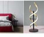 Led Tischleuchte Sequence Dimmbar Messing, H&ouml;he 48cm