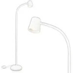 Briloner - Stehleuchte, Mit Fu&szlig;schalter, Flexibler Lampenkopf, Stehlampe, 127,5 Cm,