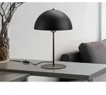 Trio Lighting - Gro&szlig;e Tischleuchte Nola Aus Metall Schwarz, Lampenschirm Innen Gold,