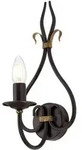 Elstead Windermere - 1 Licht Innenkerze Wandleuchte Gold, Rost, E14