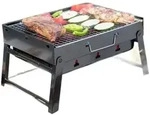 Faltbarer Reisegrill Aus Gusseisen, Tragbar, F&uuml;r Touristen, Holzkohle, Gartengrill