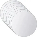 16-tlg. Spiegelfliesen-set Rund Glas Vidaxl