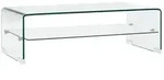 Couchtisch Transparent 98&times;45&times;31 Cm Hartglas Vidaxl