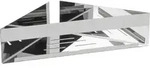Turbo-loc&reg; Eckablage Genova Shine, Befestigen Ohne Bohren Mit Spezial-klebepad,