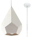 Ceramic Pendant Light White E27 Keramik Pendelleuchte Wei&szlig; E27