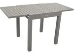Degamo - Balkon-ausziehtisch Tirana 70/140x70cm, Aluminium Silbergrau