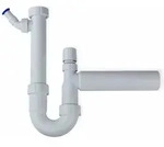 Haas Sp&uuml;lensiphon Dn50 X 1 1/2 Zoll Siphon Mit Rohrbel&uuml;fter