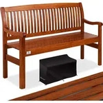 Gartenbank Holz Holzbank Wetterfest Parkbank Massivholz Sitzbank Balkonbank