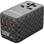Verbatim - Uta-06 Gan Iii Usb Ladeger&auml;t 100 W 2x Usb-a, 2x Usb-c&reg; Usb Pd, Usb Pd