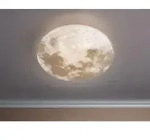 Reality Leuchten - Led Deckenleuchte Moonika Mondcover In Wei&szlig; Ip44 Badlampe, &Oslash;