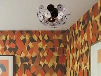 Trio Leuchten - Ausgefallene Deckenleuchte Discalgo Mit Glas Lampenschirm Chrom