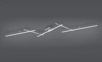 Trio - Led Deckenschiene Arvin Mit Fernbedienung Und Farbwechsler Silber, Breite