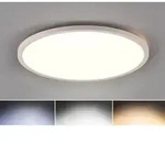Reality Leuchten - Trio Leuchten Led Deckenleuchte Aureo 30w, Wei&szlig; Deckenlampen &