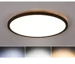 Reality Leuchten - Trio Leuchten Led Deckenleuchte Aureo 30w, Schwarz Deckenlampen &
