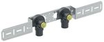 Flowfit Anschluswinkel 619641001 Dn 15, &Oslash; 20 Mm, 56,4 Cm, 90grad, 2-fach,