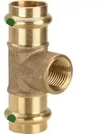 Viega Sanpress T-st&uuml;ck 361204 35 X Rp 1 X 35 Mm, Rotguss Oder Siliziumbronze,